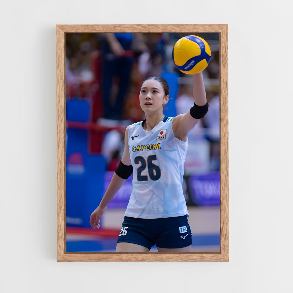 Poster Volley Énergie – affiche Volleyball (vue 4)